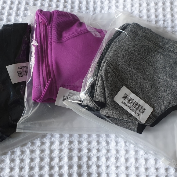 2 x Sports bra with zip front - Picture 4 of 4